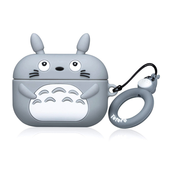 Microsonic AirPods Pro 2.Nesil Kılıf Cartoon Figürlü Silikon Totoro