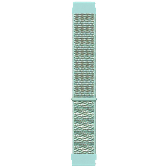 Microsonic Amazfit GTS 2e 42mm Hasırlı Kordon Woven Sport Loop Mint Yeşili