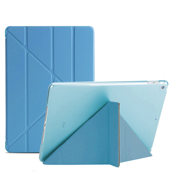 Microsonic Apple iPad 10.2'' 8. Nesil (A2270-A2428-A2429-A2430) Folding Origami Design Kılıf Turkuaz