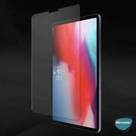 Microsonic Apple iPad 10.2'' 8. Nesil Kılıf (A2270-A2428-A2429-A2430) Matte Nano Glass Cam Ekran Koruyucu