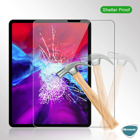 Microsonic Apple iPad Air 4 (2020) Tempered Glass Cam Ekran Koruyucu