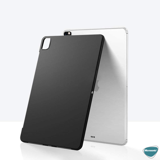 Microsonic Apple iPad Pro 11`` 2022 4. Nesil Kılıf (A2759-A2435-A2761-A2762) Matte Silicone Siyah