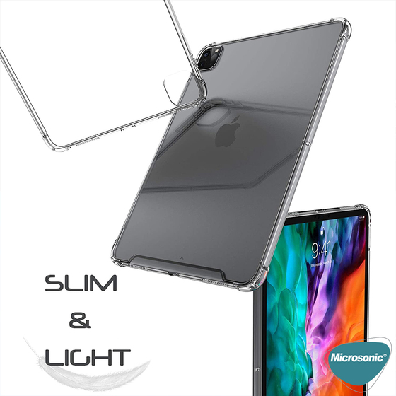Microsonic Apple iPad Pro 11`` 2022 4. Nesil Kılıf (A2759-A2435-A2761-A2762) Shock Absorbing Şeffaf