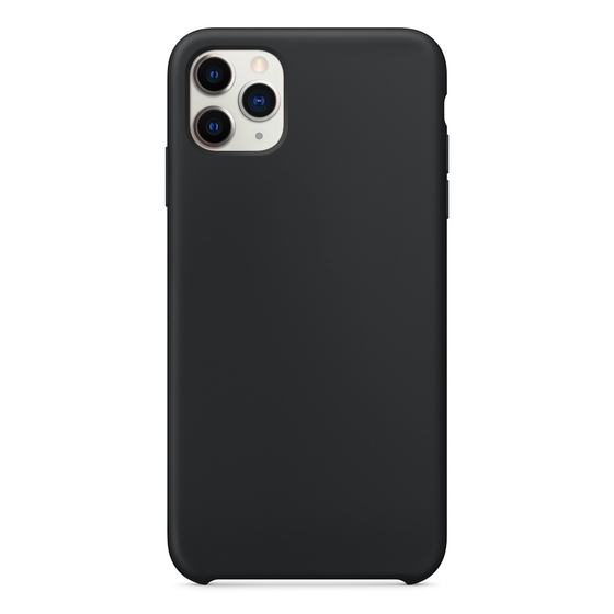 Microsonic Apple iPhone 11 Pro (5.8'') Kılıf Liquid Lansman Silikon Siyah
