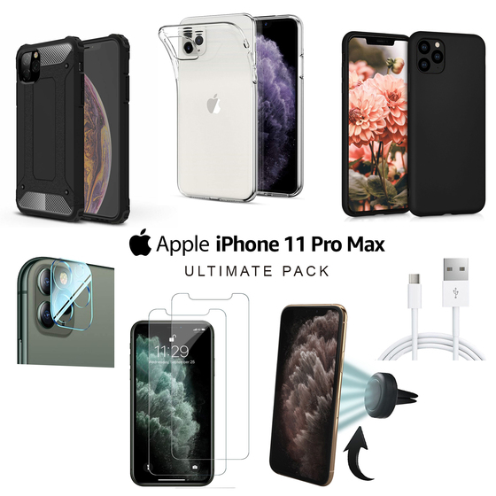 Microsonic Apple iPhone 11 Pro Max Kılıf & Aksesuar Seti