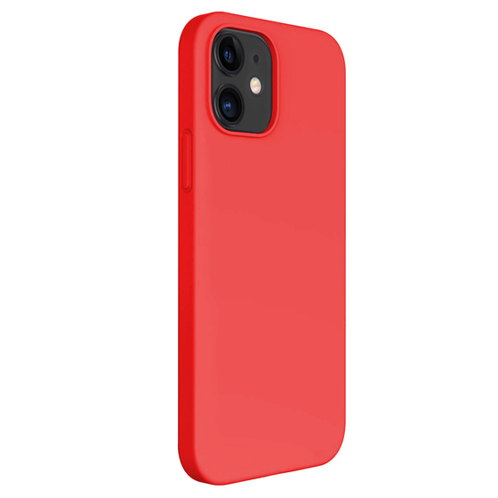 Microsonic Apple iPhone 12 Kılıf Groovy Soft Kırmızı