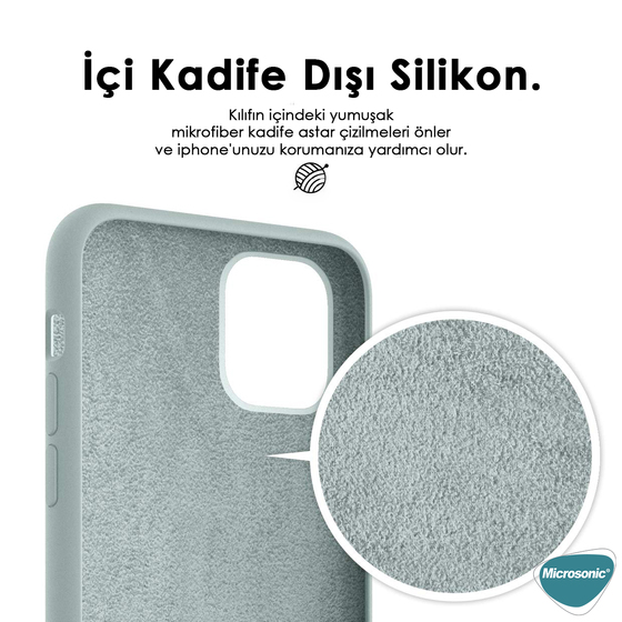 Microsonic Apple iPhone 12 Pro Max Kılıf Groovy Soft Koyu Yeşil
