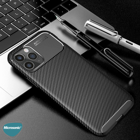 Microsonic Apple iPhone 12 Pro Max Kılıf Legion Series Siyah