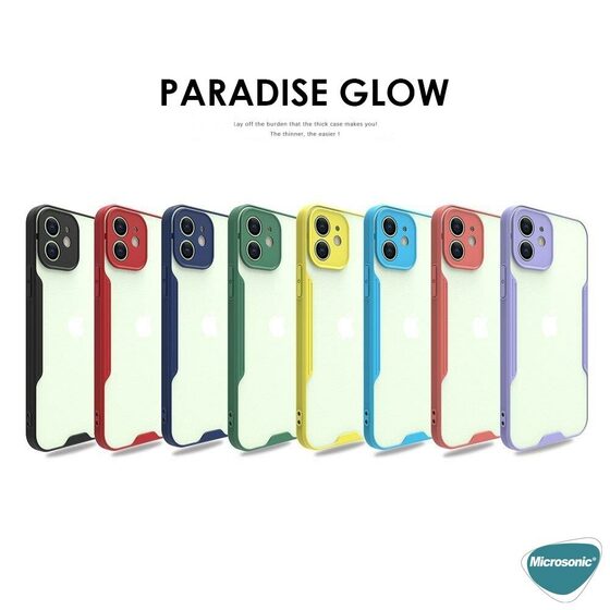Microsonic Apple iPhone 12 Pro Max Kılıf Paradise Glow Turkuaz