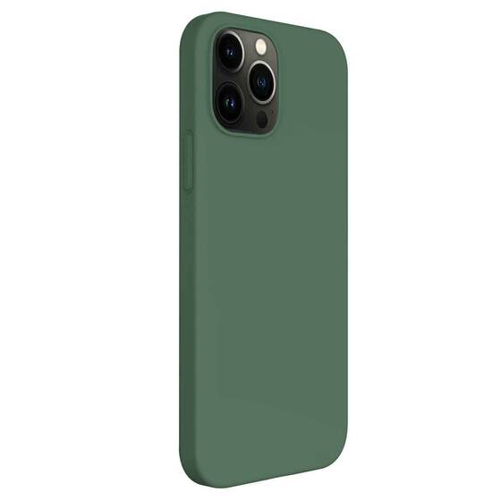 Microsonic Apple iPhone 13 Pro Kılıf Groovy Soft Koyu Yeşil