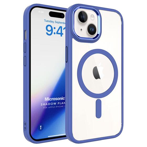 Microsonic Apple iPhone 15 Plus Kılıf Shadow Planet Mavi