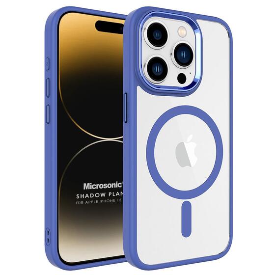 Microsonic Apple iPhone 15 Pro Kılıf Shadow Planet Mavi