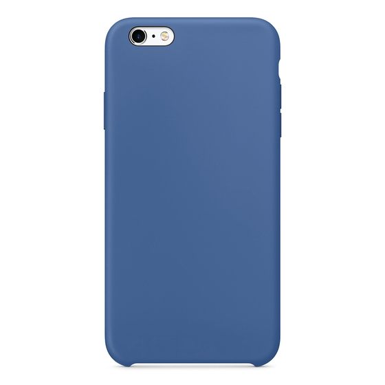 Microsonic Apple iPhone 6S Kılıf Liquid Lansman Silikon Çini Mavisi