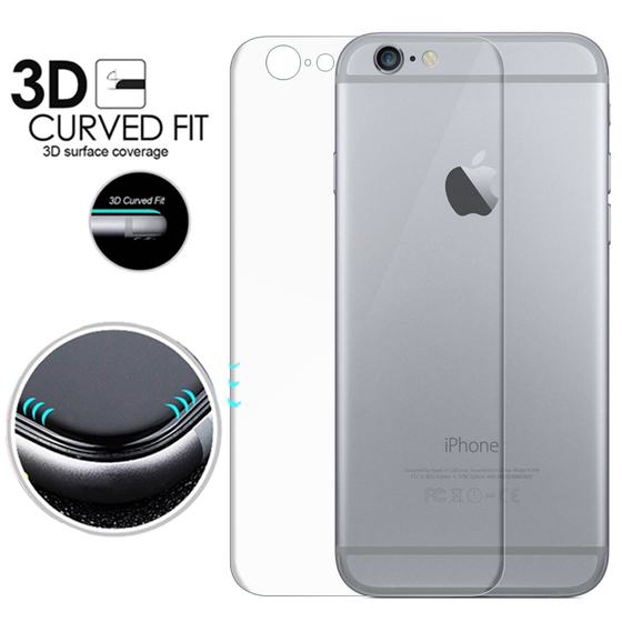 Microsonic Apple iPhone 6S Plus Ön + Arka Kavisler Dahil Tam Ekran Kaplayıcı Film