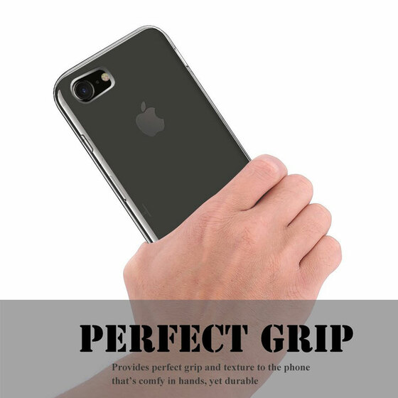 Microsonic Apple iPhone 8 Kılıf Transparent Soft Beyaz
