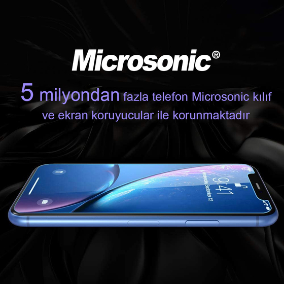 Microsonic Apple iPhone SE 2020 Ekran Koruyucu Nano Cam (3'lü Paket)