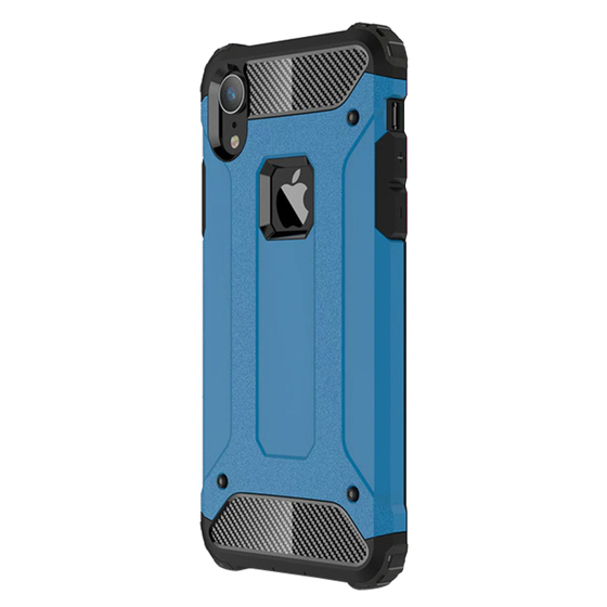 Microsonic Apple iPhone XR (6.1'') Kılıf Rugged Armor Mavi