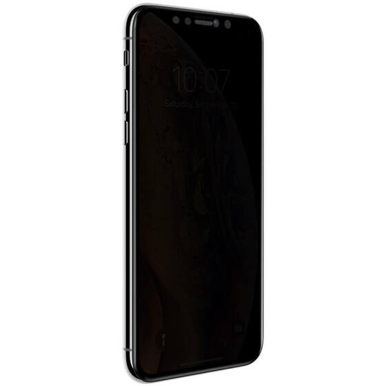 Microsonic Apple iPhone XR Privacy 5D Gizlilik Filtreli Cam Ekran Koruyucu Siyah