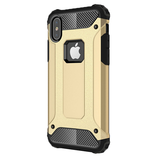 Microsonic Apple iPhone XS (5.8'') Kılıf Rugged Armor Gold