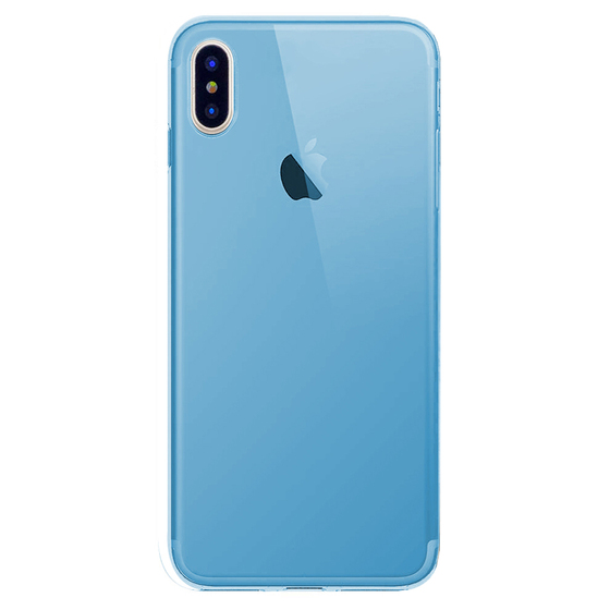 Microsonic Apple iPhone XS (5.8'') Kılıf Transparent Soft Mavi