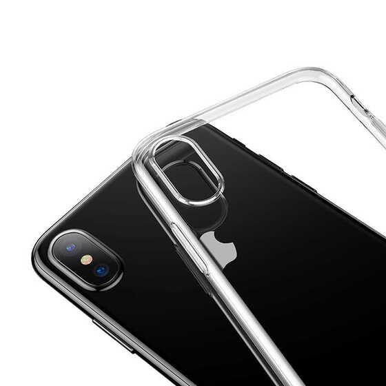 Microsonic Apple iPhone XS Max (6.5'') Kılıf Transparent Soft Beyaz