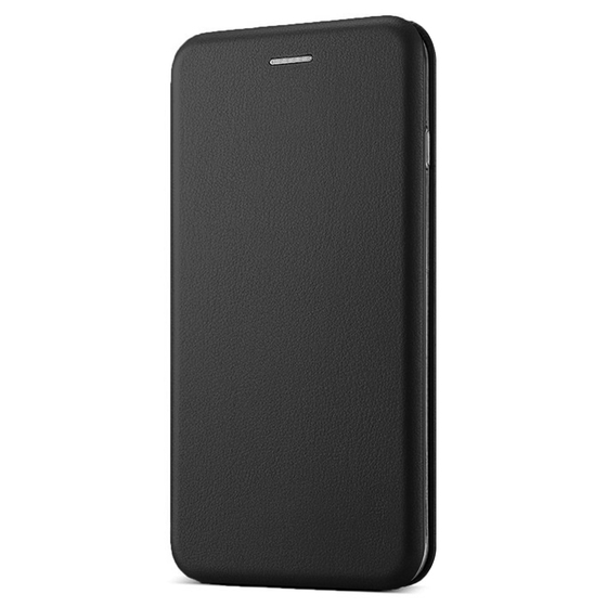 Microsonic Apple iPhone XS Max (6.5'') Kılıf Ultra Slim Leather Design Flip Cover Siyah