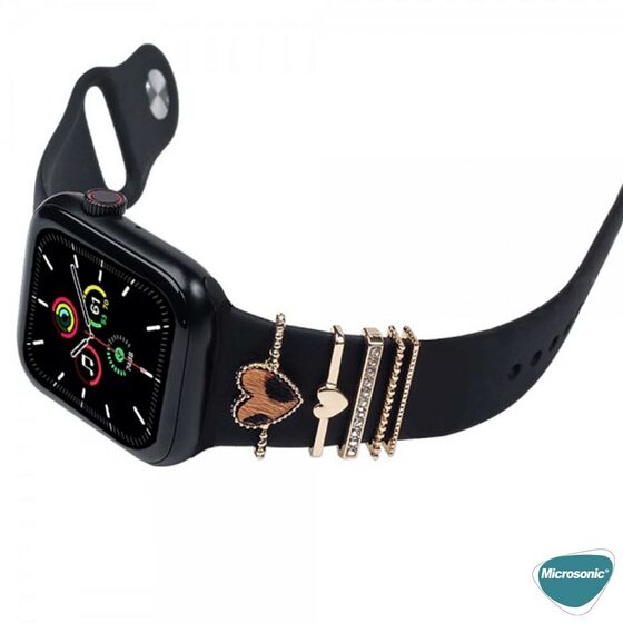 Microsonic Apple Watch 4 40mm Kordon Aksesuarı Infinity Charm