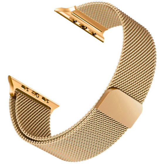Microsonic Apple Watch 4 44mm Milanese Loop Version 3 Kordon Gold