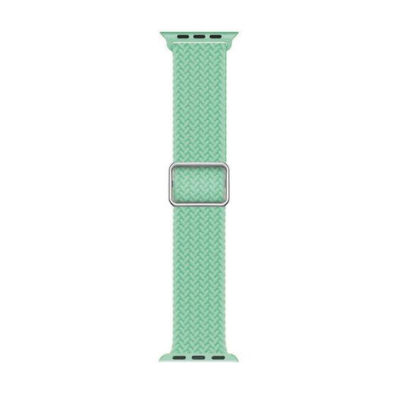 Microsonic Apple Watch SE 2022 40mm Kordon Braided Loop Band Yeşil