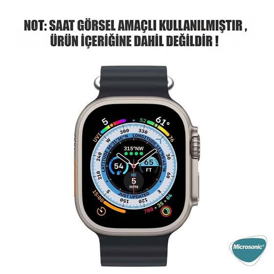 Microsonic Apple Watch SE 2022 40mm Kordon Ocean Band Turuncu