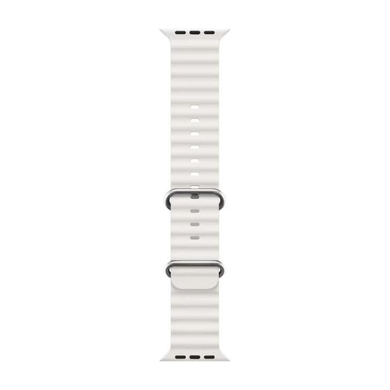 Microsonic Apple Watch SE 40mm Kordon Ocean Band Beyaz