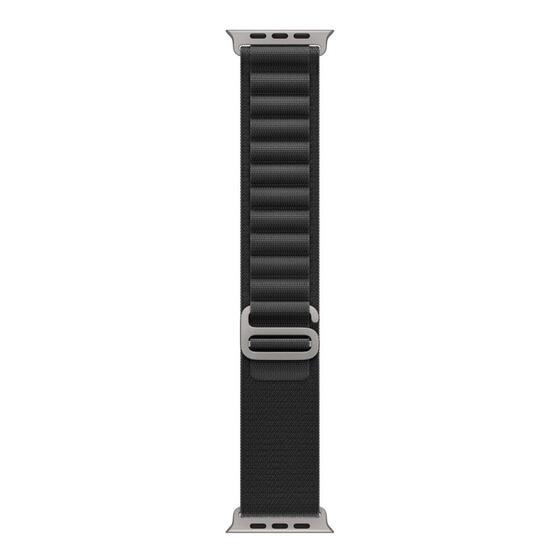 Microsonic Apple Watch Series 6 44mm Kordon Alpine Loop Siyah