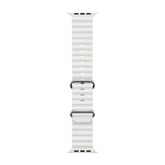 Microsonic Apple Watch Ultra 2 Kordon Ocean Band Beyaz