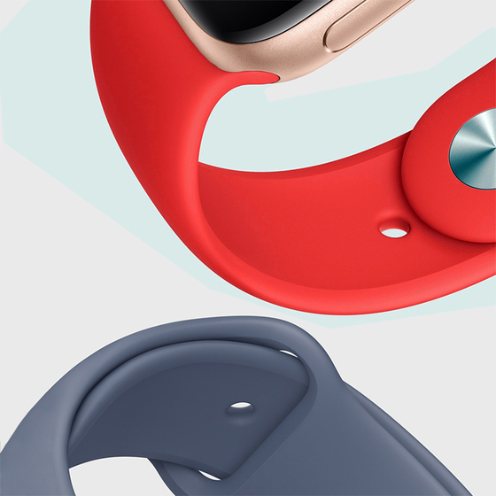 Microsonic Apple Watch Ultra 2 Silikon Kordon Kırmızı