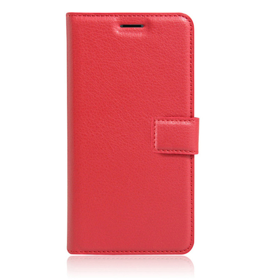 Microsonic Cüzdanlı Deri Samsung Galaxy C5 Pro Kılıf Kırmızı