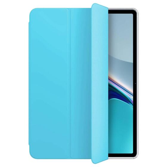 Microsonic Honor Pad X9 Kılıf Slim Translucent Back Smart Cover Mavi