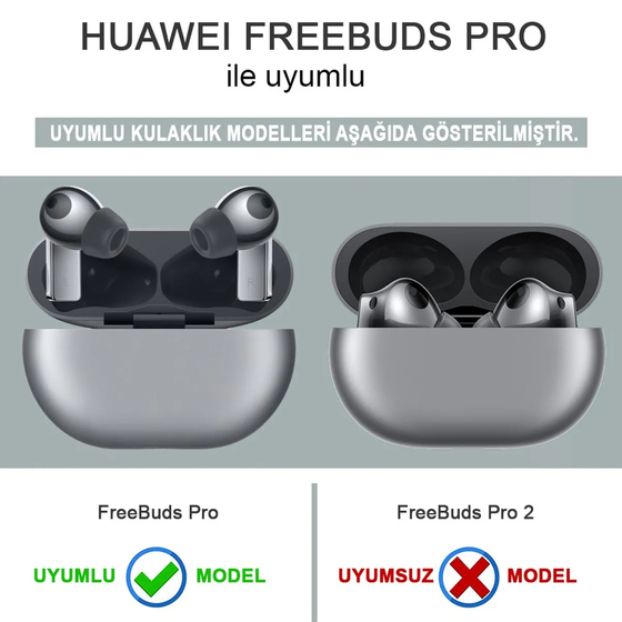 Microsonic Huawei FreeBuds Pro Kılıf Cartoon Figürlü Silikon Crtn-Fgr-Pkebll