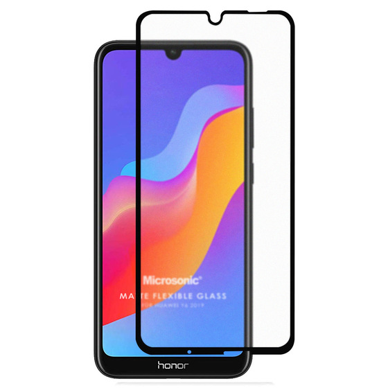 Microsonic Huawei Honor 8A Seramik Matte Flexible Ekran Koruyucu Siyah