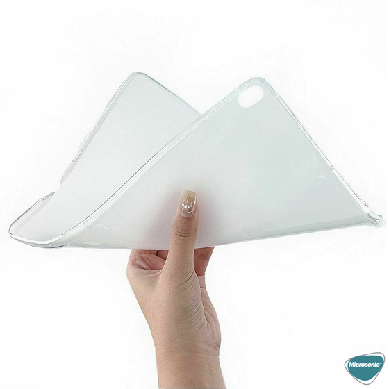 Microsonic Huawei MatePad 10.4'' Kılıf Transparent Soft Beyaz