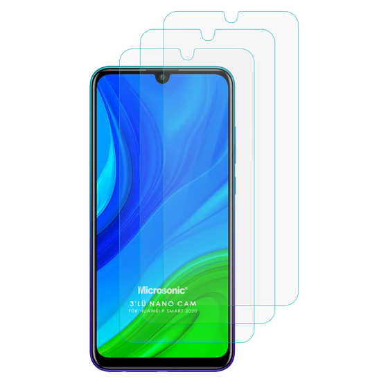 Microsonic Huawei P Smart 2020 Screen Protector Nano Glass (3 Pack)