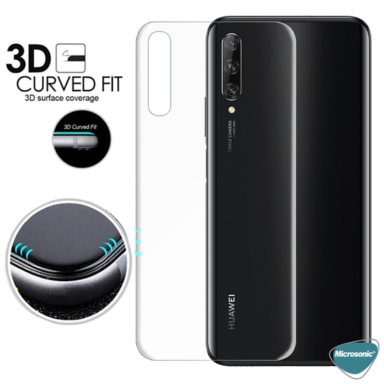 Microsonic Huawei P Smart Pro Ön + Arka Kavisler Dahil Tam Ekran Kaplayıcı Film