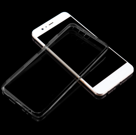 Microsonic Huawei P10 Kılıf Transparent Soft Beyaz