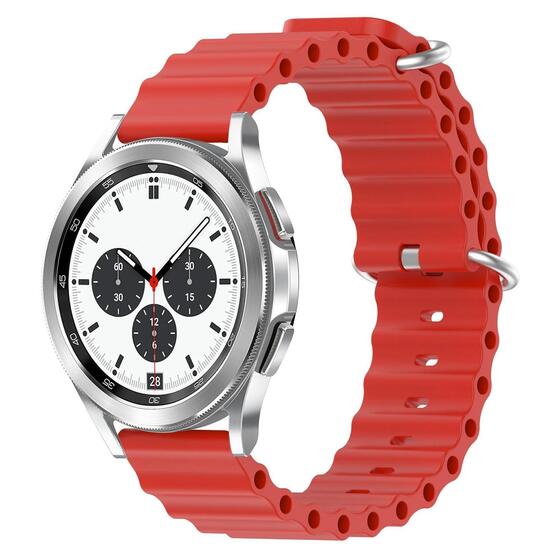 Microsonic Huawei Watch 3 Pro Kordon Ocean Band Kırmızı