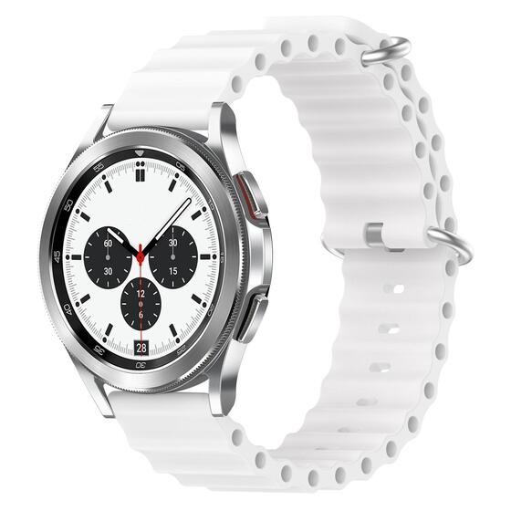 Microsonic Huawei Watch 4 Pro Kordon Ocean Band Beyaz