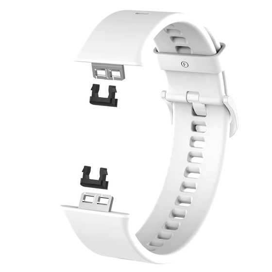 Microsonic Huawei Watch Fit Kordon, Silicone Sport Band Beyaz