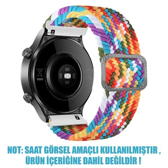 Microsonic Huawei Watch GT 3 SE Kordon Braided Loop Band Pride Edition