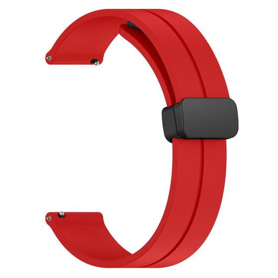 Microsonic Huawei Watch GT 3 SE Kordon Ribbon Line Kırmızı