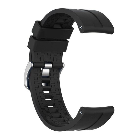 Microsonic Huawei Watch GT Active Kordon, Silicone RapidBands Siyah