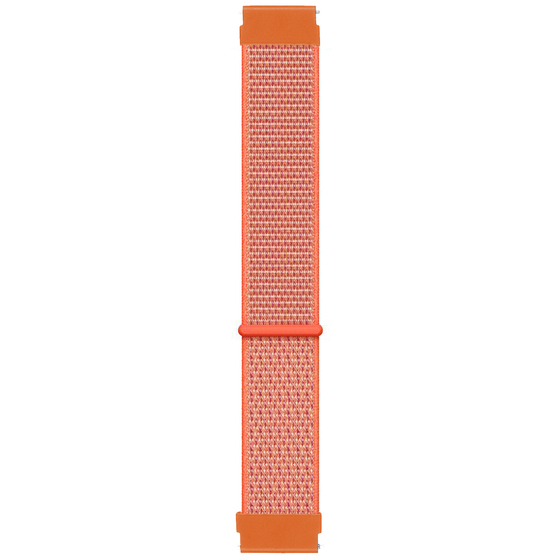 Microsonic Huawei Watch GT3 42mm Hasırlı Kordon Woven Sport Loop Turuncu