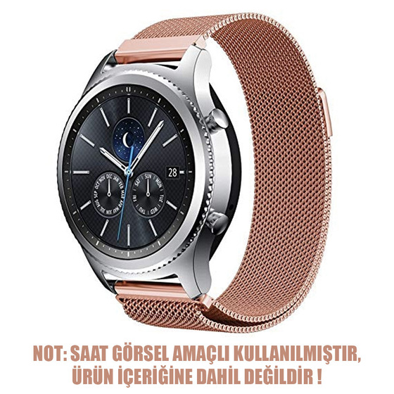 Microsonic Huawei Watch GT3 42mm Milanese Loop Kordon Rose Gold